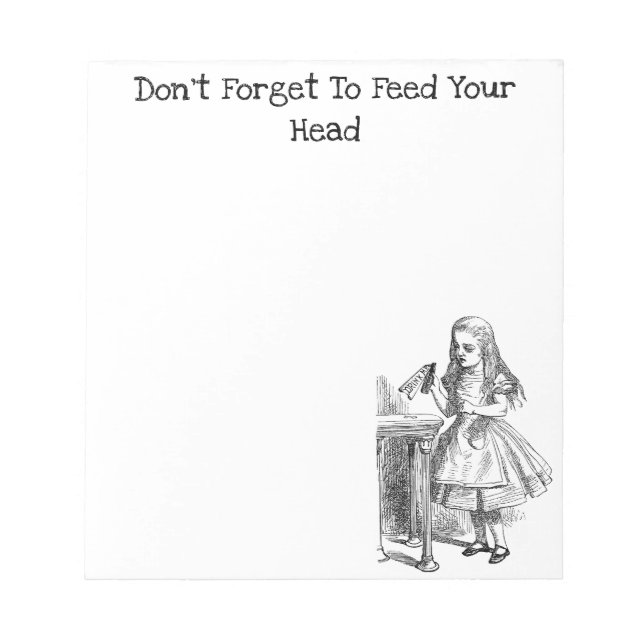 Vintage Alice Notepad (Front)