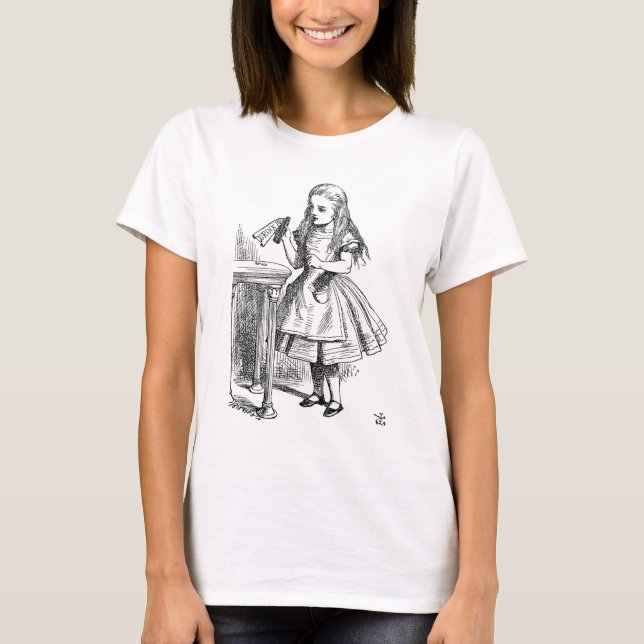 Vintage Alice's Adventures in Wonderland (1865) T-Shirt (Front)