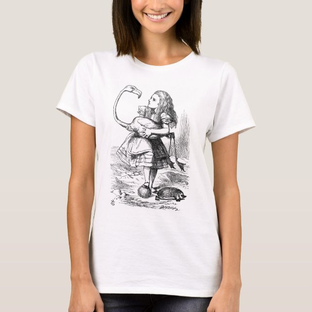 Vintage Alice's Adventures in Wonderland (1890) T-Shirt (Front)
