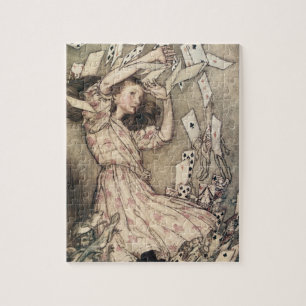 Vintage Alices Adventures in Wonderland by Rackham Jigsaw Puzzle