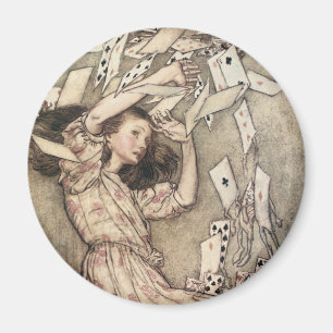 Vintage Alices Adventures in Wonderland by Rackham Magnet