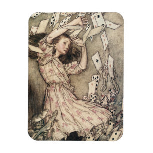 Vintage Alices Adventures in Wonderland by Rackham Magnet