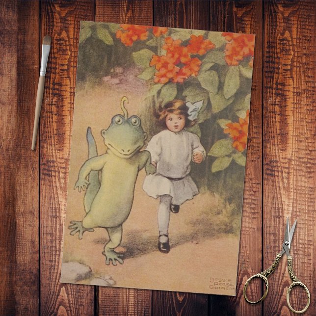 Vintage Alice's Adventures in Wonderland Gryphon Tissue Paper (Creator Uploaded)