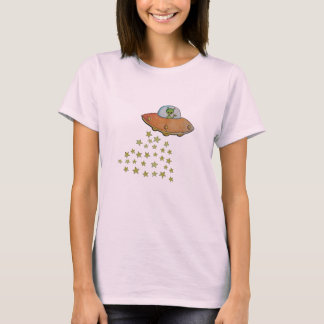 Vintage Alien Drop – Raining Stars in Style T-Shirt