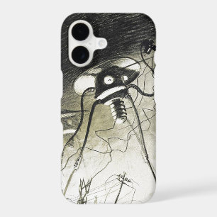 Vintage alien invasion world war ufo movie grey