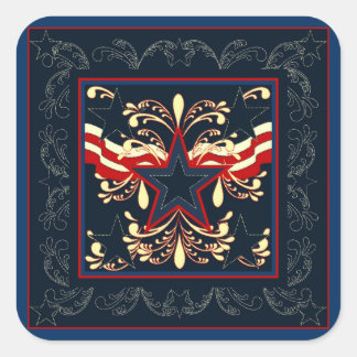 Vintage All American Sticker