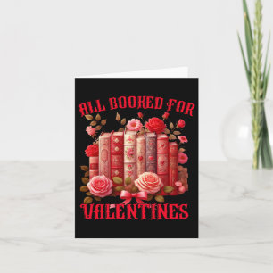 Vintage All Booked For Valentines Floral Romantic  Card