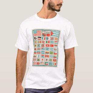 Vintage All World Flags T-Shirt