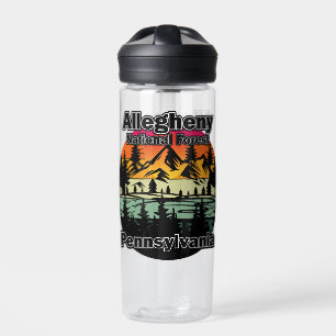 Vintage Allegheny National Forest Pennsylvania Water Bottle