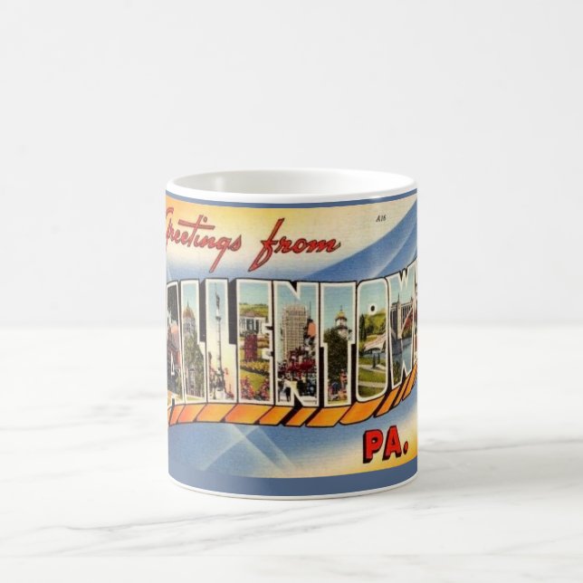 Vintage Allentown PA Mug (Center)