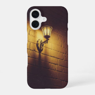 Vintage Alley Wall Lamp iPhone 16 Case