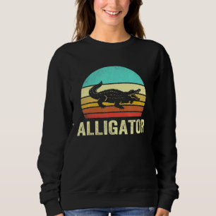 Vintage Alligator Sunset Sweatshirt