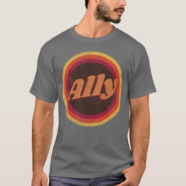 Vintage Ally retro T-Shirt (Front)