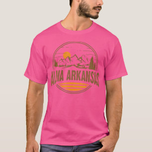 Vintage Alma Arkansas Mountain Hiking Souvenir Pri T-Shirt