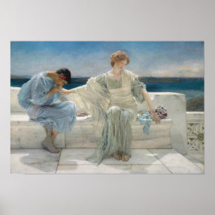 Vintage Alma-Tadema Ask Me No More Fine Art Poster