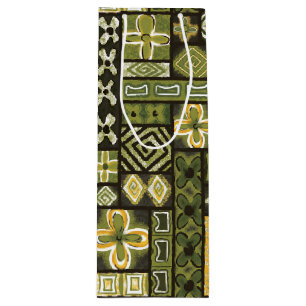 Vintage Aloha Gift Bag Pua Green