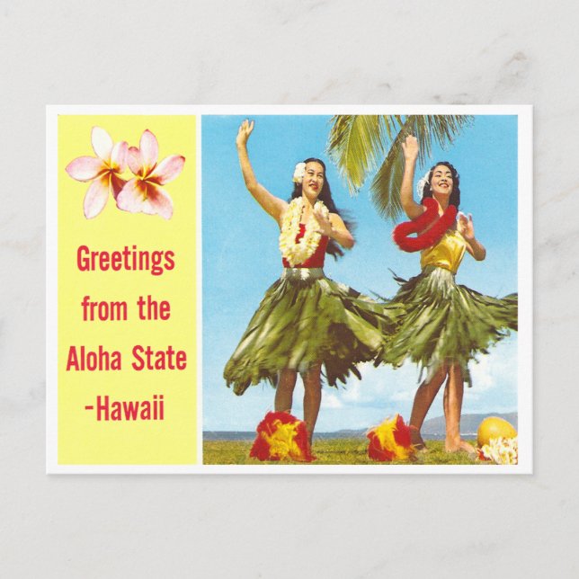Vintage Aloha Postcard (Front)