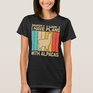 Vintage Alpaca For Men Women Kids Boys Girls Llama T-Shirt
