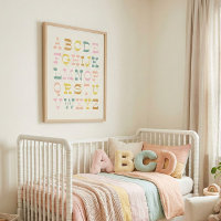 Vintage Alphabet in Pastel Colors