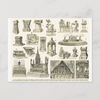 Vintage altars postcard