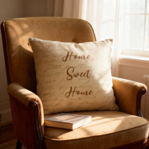 Vintage - Alte Schrift personalisierbares Kissen Cushion