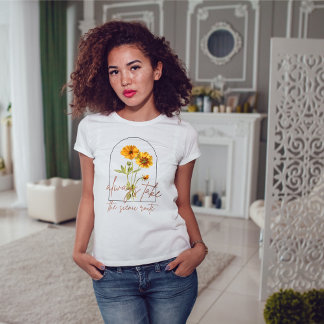 Vintage always take the scenic route Wildflower T-Shirt
