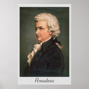 Vintage Amadeus Reprint 36 x 24 Poster