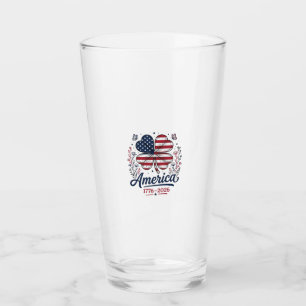 Vintage America 1776 2026 Patriotic Clover Shirt_1 Glass