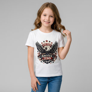 Vintage America 250 Bald Eagle 1776-2026 Patriotic T-Shirt