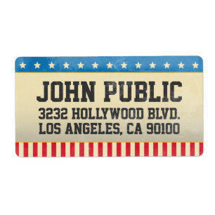 Vintage America Grunge Stars and Stripes