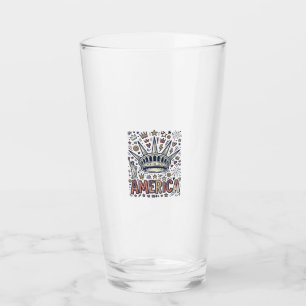 Vintage America Liberty Crown Patriotic Shirt Desi Glass