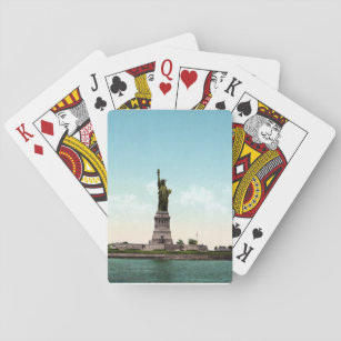 Vintage America Statue of Liberty, 1920s New York Playing Cards