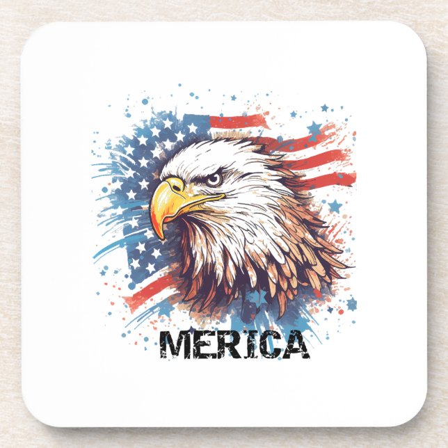 Vintage American Eagle  Coaster (Front)