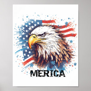 Vintage American Eagle Poster