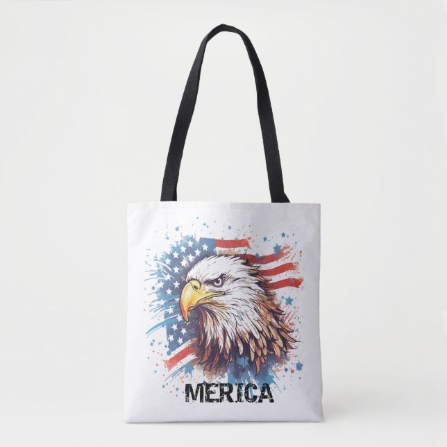 Vintage American Eagle  Tote Bag (Front)