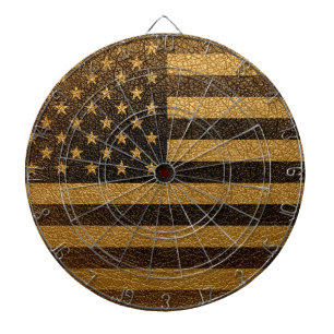 Vintage American Flag #2 Dartboard