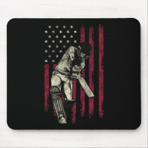 Vintage American Flag 4th Of July Tee Gift Mouse Pad