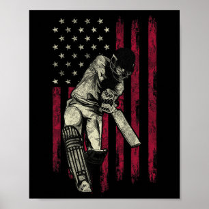 Vintage American Flag 4th Of July Tee Gift Poster
