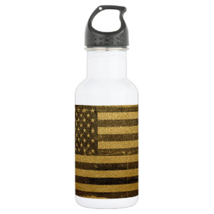 Vintage American Flag 532 Ml Water Bottle