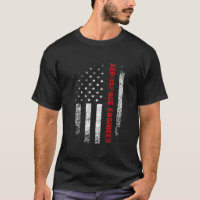 Vintage American Flag Aerospace Engineer Apparel M