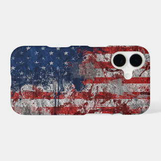Vintage American Flag Art iPhone Case Mate Patriot
