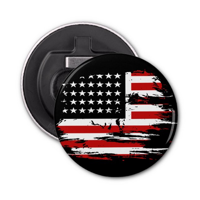 Vintage American Flag Bottle Opener (Front)