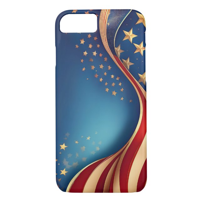 Vintage American flag Case-Mate iPhone Case (Back)