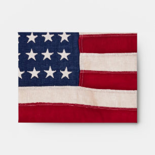 Vintage American Flag Envelope