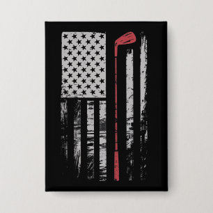 Vintage American Flag Golf Club Gift Golfer 