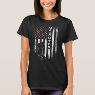 Vintage American Flag Proud Pool Billiard Snooker T-Shirt