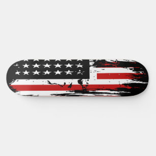 Vintage American Flag Skateboard