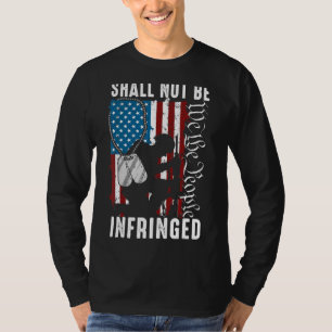 Vintage American Flag We The People Shall Not Be I T-Shirt