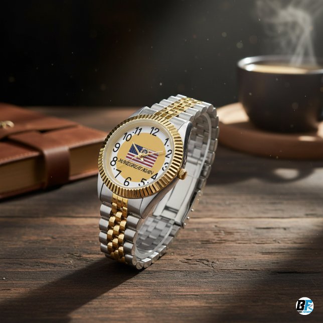  Vintage American Flag With "Make  Great Again" Watch (Creator Uploaded)