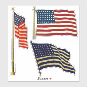 Vintage American Flags